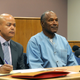 O.J. Simpson (right) attends his parole hearing with his attorney Malcolm LaVergne at Lovelock Correctional Center on July 20, 2017, in Nevada (Jason Bean-Pool/Getty Images)